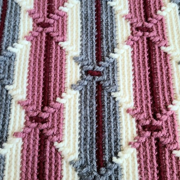 Throw, blanket, afghan. - Picture 5 of 8